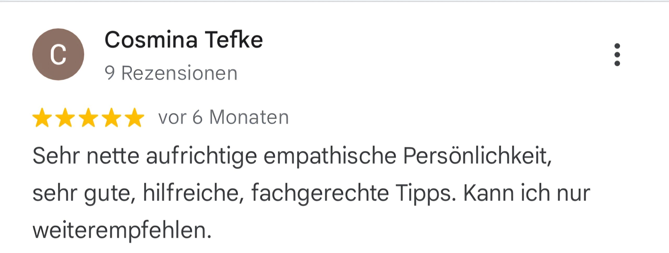 Google Bewertung